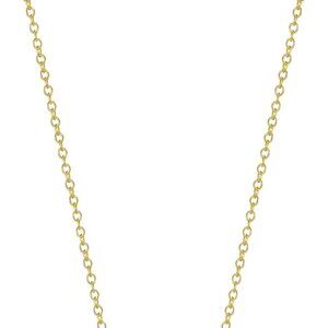 Gold Pendant Necklace - 14K Gold Plated Jewelry- Stylish Crystal Stone Necklace